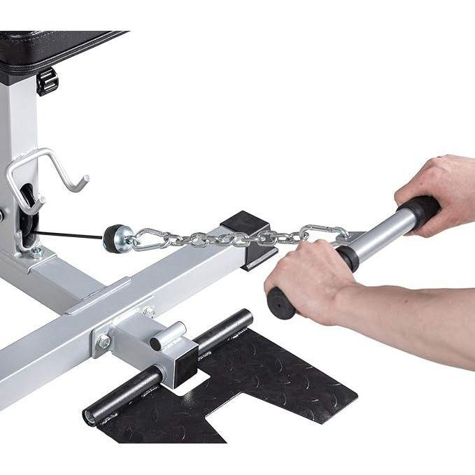 LAT Pull Down Machine Low Row Cable Fitness Exercise Body Workout Strength Training Bar Machine
