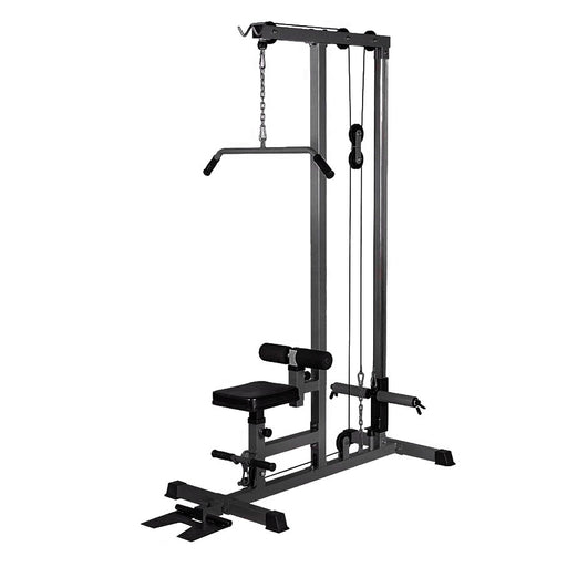 LAT Pull Down Machine Low Row Cable Fitness Exercise Body Workout Strength Training Bar Machine