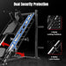 Leg Press Machine with Roller Bearing Adjustable Hack Squat Combo for Full Lower Body Workout