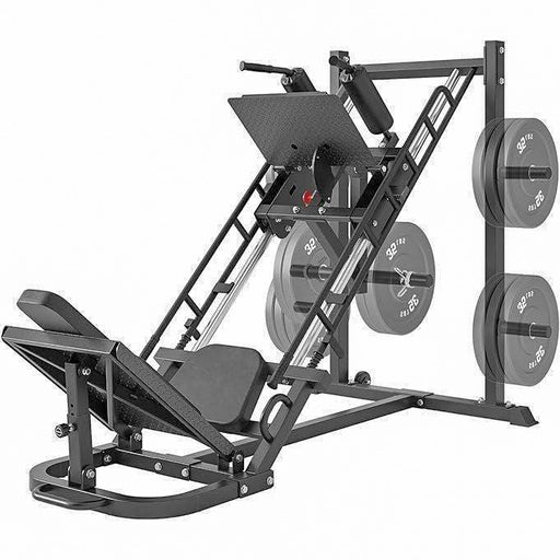 Leg Press Machine with Roller Bearing Adjustable Hack Squat Combo for Full Lower Body Workout
