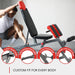 Multi-Functional Adjustable FID Weight Bench for Full Body Workout Incline Decline Flat Bench
