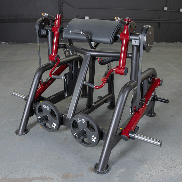 Muscle D Fitness Power Leverage V2 Iso Lateral Biceps Curl / Preacher Curl Machine PL-PV2-BC2