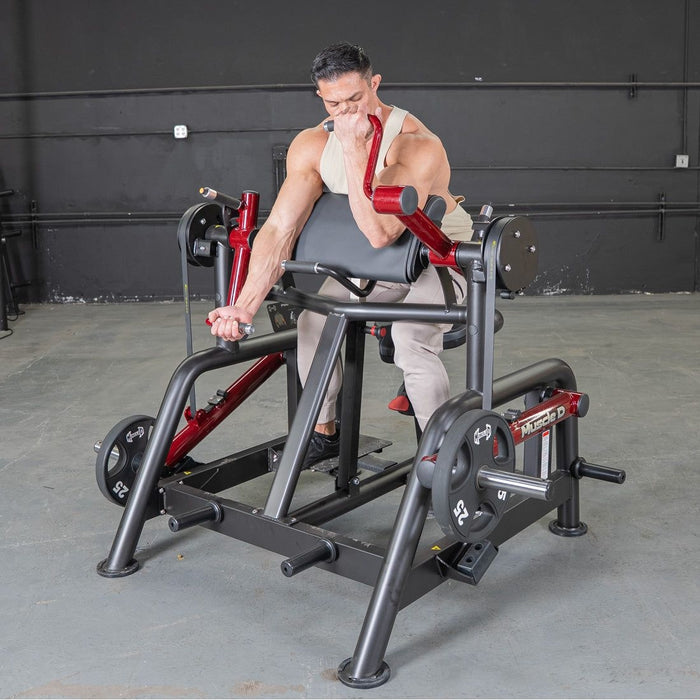 Muscle D Fitness Power Leverage V2 Iso Lateral Biceps Curl / Preacher Curl Machine PL-PV2-BC2