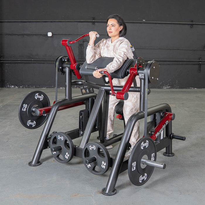 Muscle D Fitness Power Leverage V2 Iso Lateral Biceps Curl / Preacher Curl Machine PL-PV2-BC2