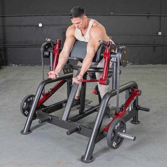 Muscle D Fitness Power Leverage V2 Iso Lateral Biceps Curl / Preacher Curl Machine PL-PV2-BC2