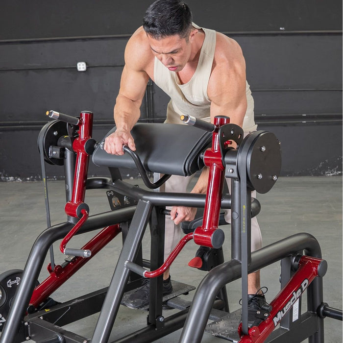 Muscle D Fitness Power Leverage V2 Iso Lateral Biceps Curl / Preacher Curl Machine PL-PV2-BC2