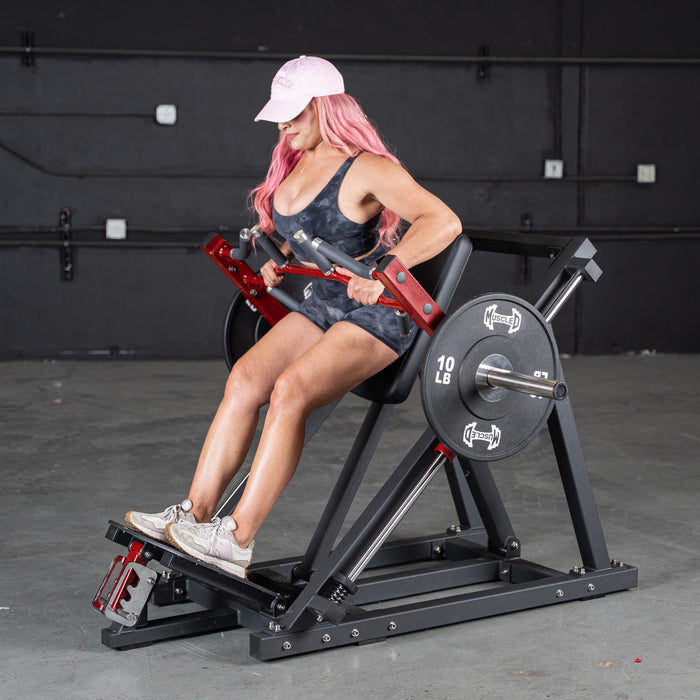 Muscle D Fitness Power Leverage V2 Linear Bearing Row Shoulder Press Machine PL-PV2-LBR