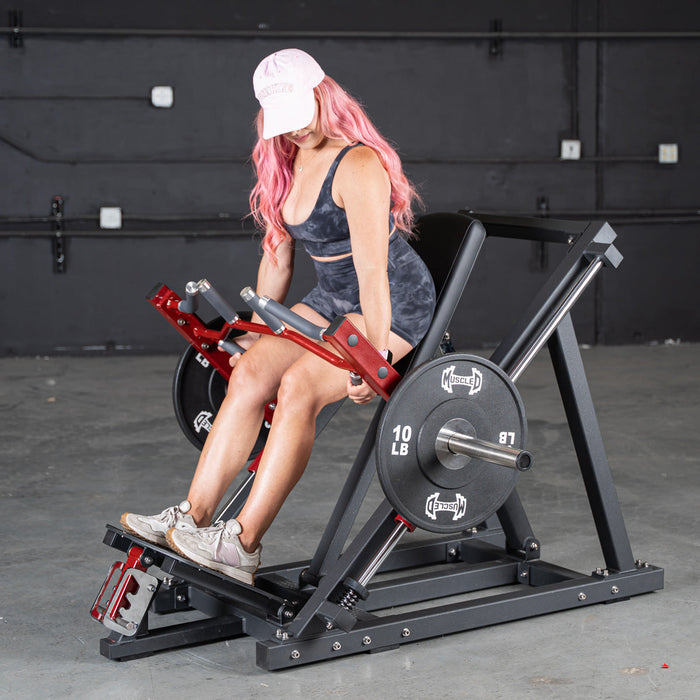 Muscle D Fitness Power Leverage V2 Linear Bearing Row Shoulder Press Machine PL-PV2-LBR