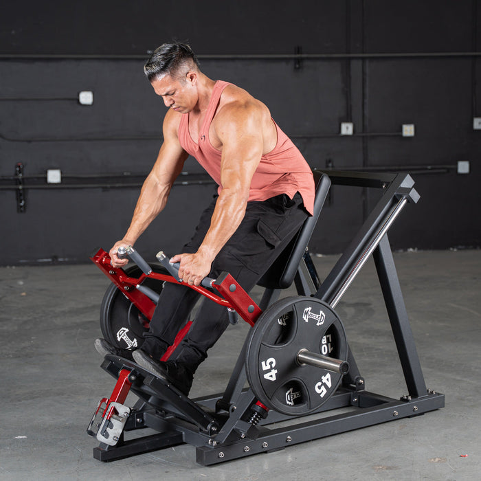 Muscle D Fitness Power Leverage V2 Linear Bearing Row Shoulder Press Machine PL-PV2-LBR