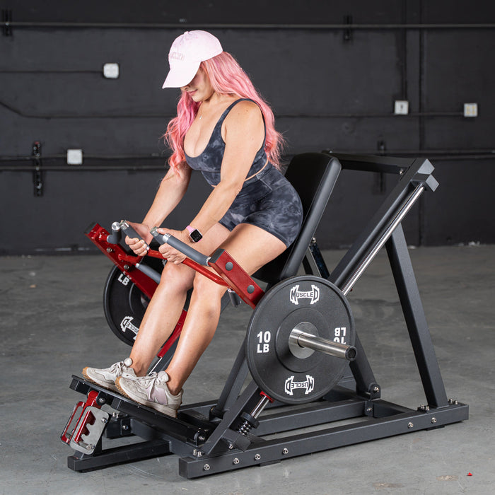 Muscle D Fitness Power Leverage V2 Linear Bearing Row Shoulder Press Machine PL-PV2-LBR