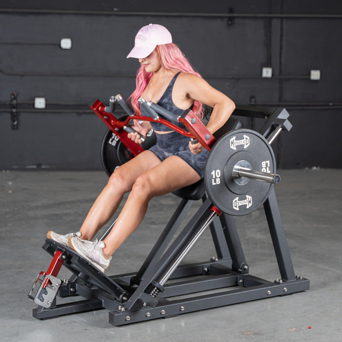 Muscle D Fitness Power Leverage V2 Linear Bearing Row Shoulder Press Machine PL-PV2-LBR