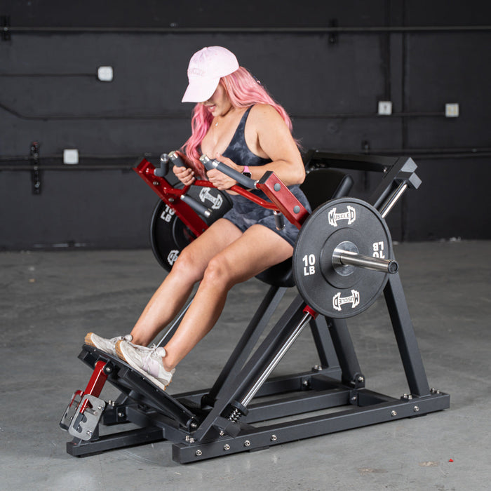Muscle D Fitness Power Leverage V2 Linear Bearing Row Shoulder Press Machine PL-PV2-LBR