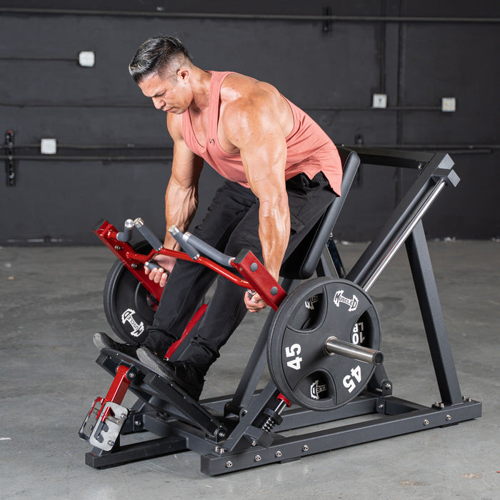 Muscle D Fitness Power Leverage V2 Linear Bearing Row Shoulder Press Machine PL-PV2-LBR