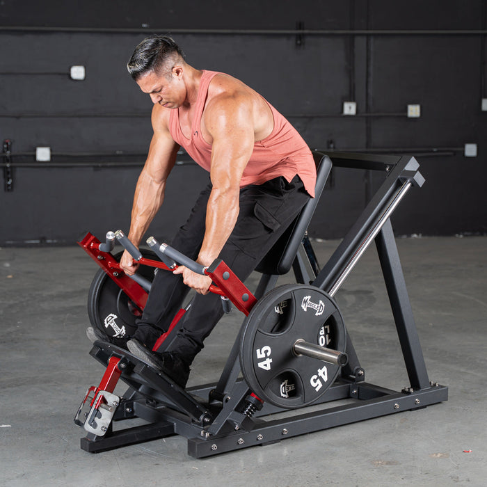 Muscle D Fitness Power Leverage V2 Linear Bearing Row Shoulder Press Machine PL-PV2-LBR