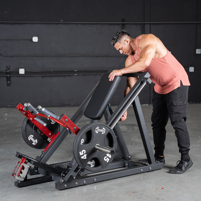 Muscle D Fitness Power Leverage V2 Linear Bearing Row Shoulder Press Machine PL-PV2-LBR