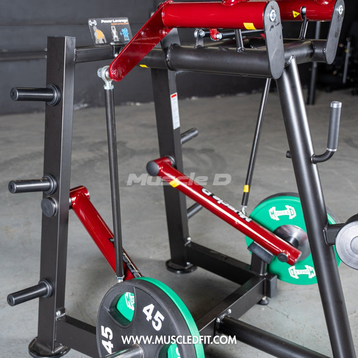 Muscle D Fitness Power Leverage V2 Rotary Lat Pulldown – Iso-Lateral Commercial Gym Machine PL-PV2-RLP