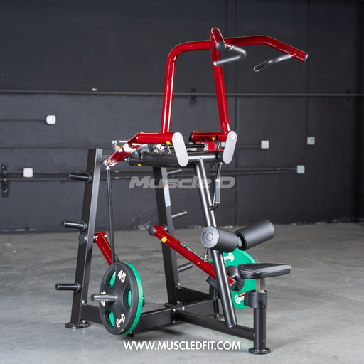 Muscle D Fitness Power Leverage V2 Rotary Lat Pulldown – Iso-Lateral Commercial Gym Machine PL-PV2-RLP