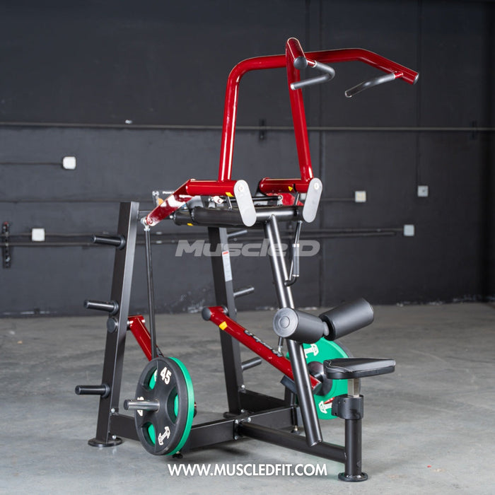 Muscle D Fitness Power Leverage V2 Rotary Lat Pulldown – Iso-Lateral Commercial Gym Machine PL-PV2-RLP