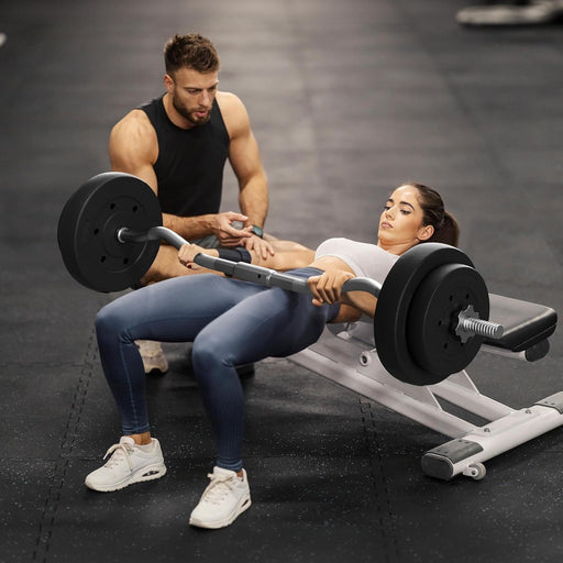 Olympic Curl Bar with 66LB Weights