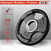 Olympic Rubber Grip Plates for Barbell, 2-Inch Weight Plates for Weightlifting and Strength Training in Home and Gym, Single, Pair and Sets(2.5/5/10/25 LB)