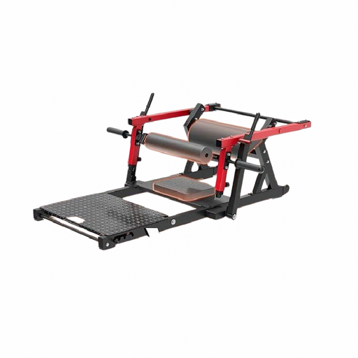 Plate-Loaded Hip Thrust Machine 800LBS Capacity with Adjustable Footboard for Glute Building