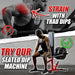 Seated Dip Machine Plate Loaded Tricep Dip Press & Cable Bar Combo for Home Gym