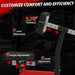 Seated Row Machine Plate Loaded Adjustable Back Workout Equipment with Independent Arms