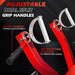 Seated Row Machine Plate Loaded with Independent Arms Multi Grip Positions for Upper Body Workout