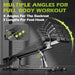 Semi-Commercial Sit-Up Bench with Reverse Crunch Handle Adjustable for Ab & Core Workout