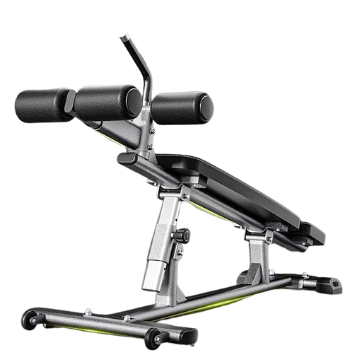 Semi-Commercial Sit-Up Bench with Reverse Crunch Handle Adjustable for Ab & Core Workout