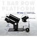 T-Bar Row Platform 360° Swivel Fits 1” & 2” Bars with Lock Jaw