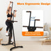 Vertical Climber Exercise Machine for Home Gym with 4 Metal Guide Rails Folding Cardio Machine