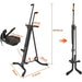 Vertical Climber Exercise Machine for Home Gym with 4 Metal Guide Rails Folding Cardio Machine