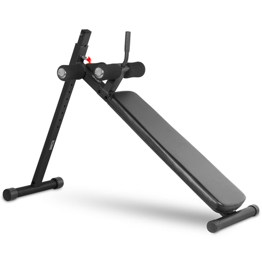 XMark Fitness Adjustable Decline Abdominal Sit-up Bench 12 Resistance Levels