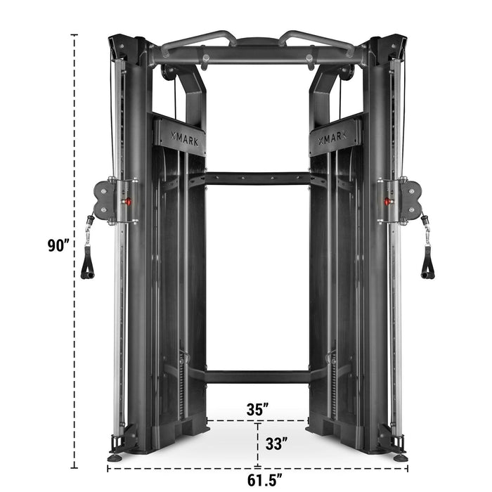 XMark Fitness Functional Trainer With Dual 230 lb Weight Stacks FT-9040