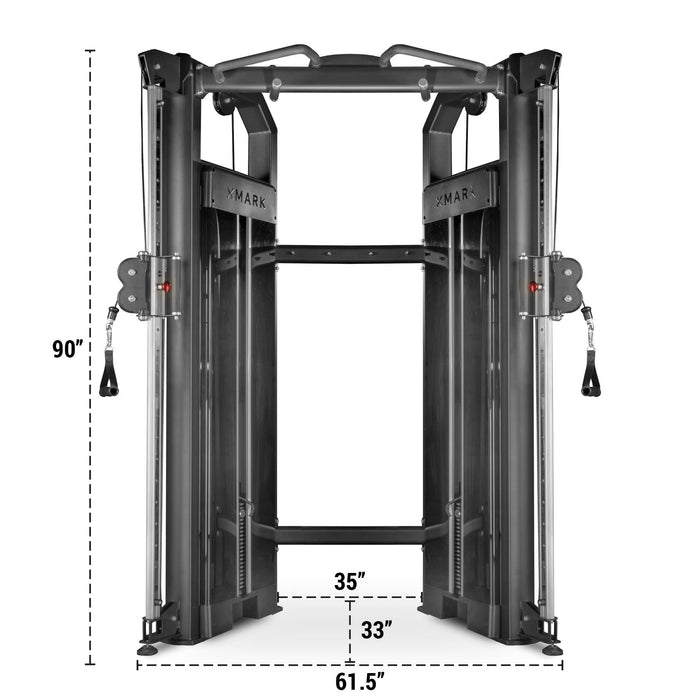XMark Fitness Functional Trainer With Dual 230 lb Weight Stacks FT-9040