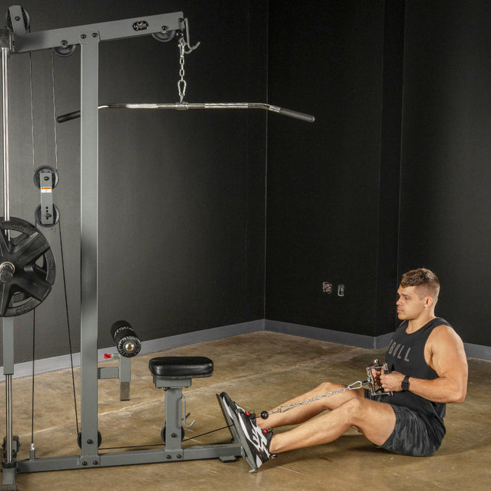 XMark Fitness Lat Pull-Down Machine with Low-Row XM-7618