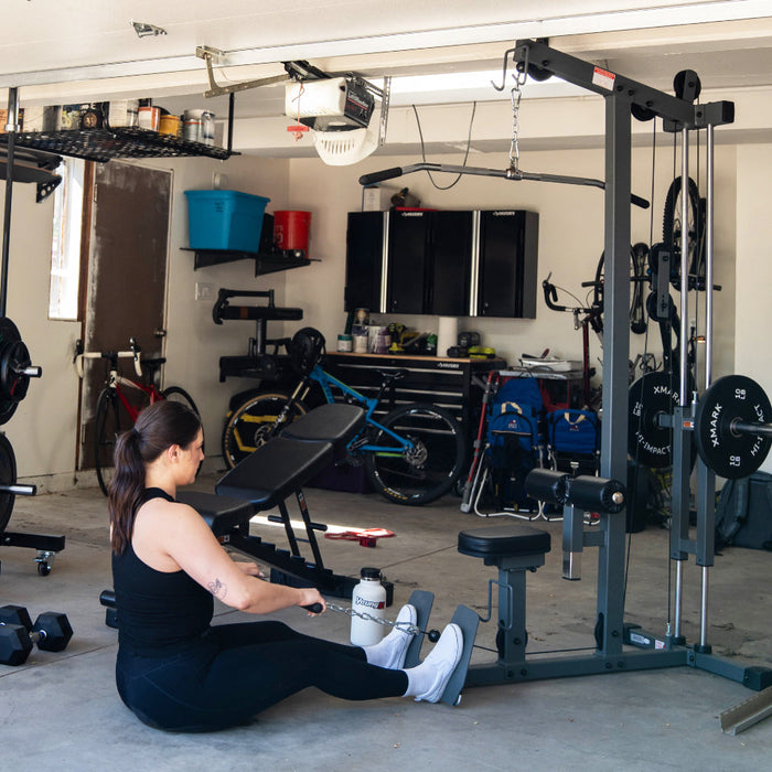XMark Fitness Lat Pull-Down Machine with Low-Row XM-7618