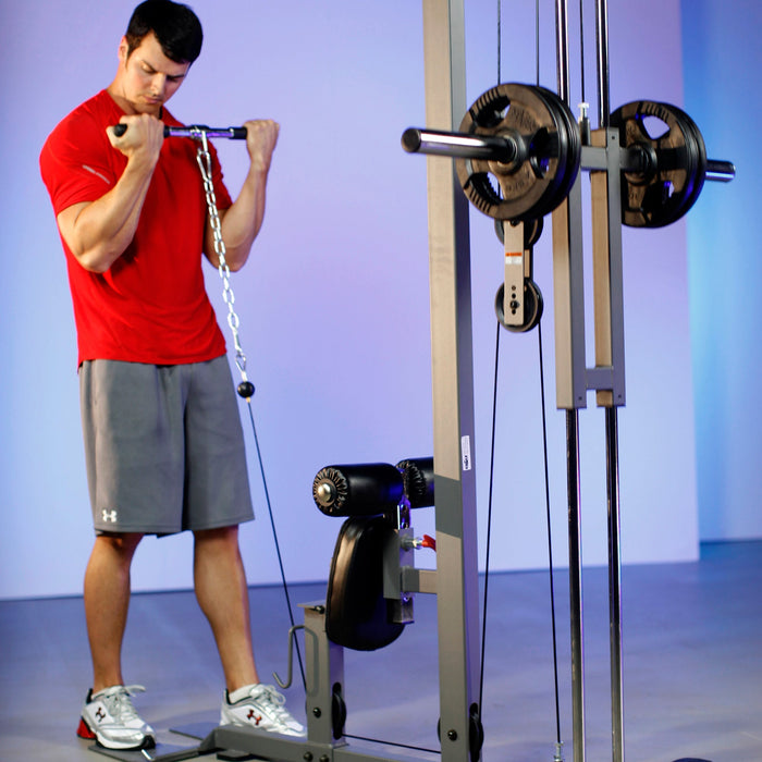 XMark Fitness Lat Pull-Down Machine with Low-Row XM-7618