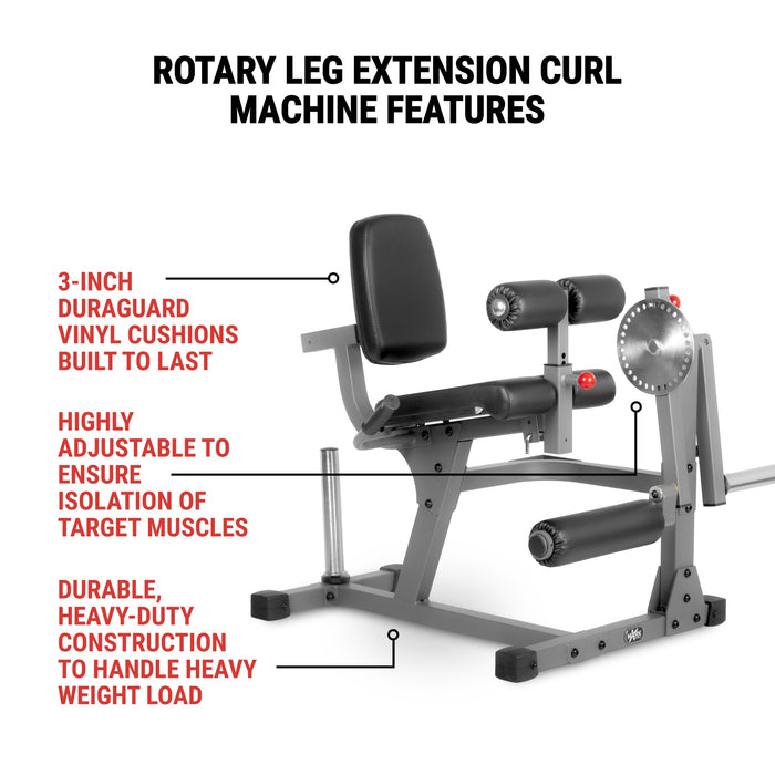 XMark Fitness Rotary Leg Extension Curl Machine XM-7615