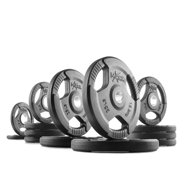 XMark Fitness Tri-Grip Olympic Weight Plate